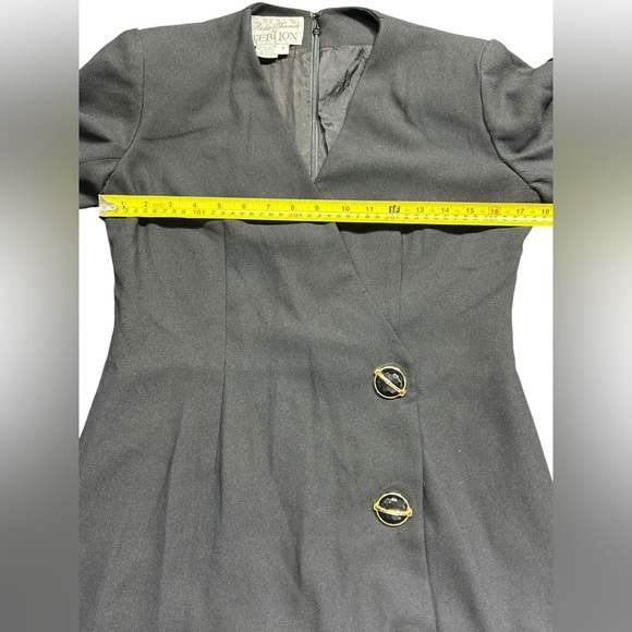 RICKEY FREEMAN for TERI JON vintage 1990s sheath dress business workwear size 4 - Picture 10 of 11